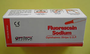 Fluorescein-Sodium-Streifen